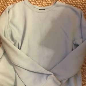 Light Blue Oversized Sweatshirt